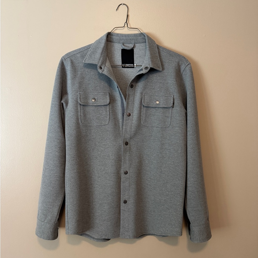 LinkSoul Men's Gray Shirt Jacket - Size L